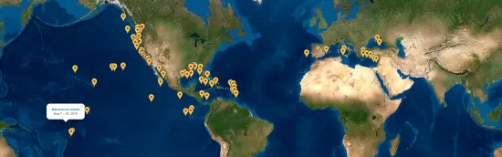 Nautilus Live expedition map